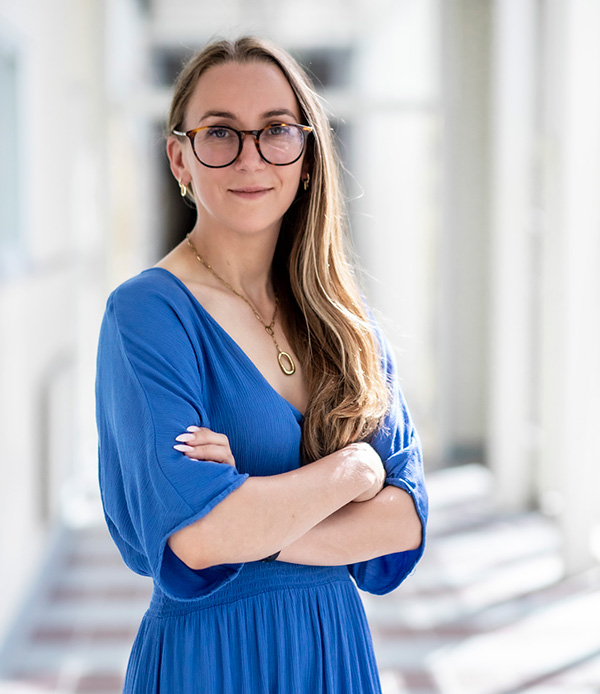 Porträtt av Camilla Blacker Wallinsson